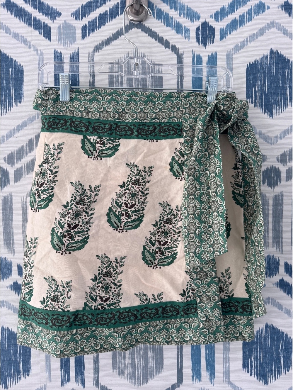 Tuckernuck Jade Terrace Linen Wrap Skirt